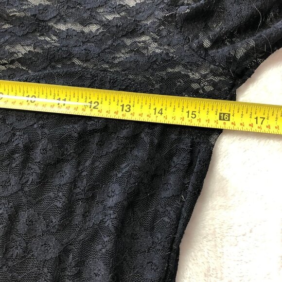Guess Lace Little Black Party Cocktail Dress Size Small - Picture 8 of 13